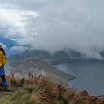 On the summit of 4263 meters high Pico Fuya Fuya